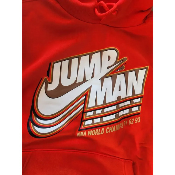 NWT NIKE Air Jordan Jumpman Core Fleece Hoodie Men's Size XXL DC9604-673 - Picture 9 of 10